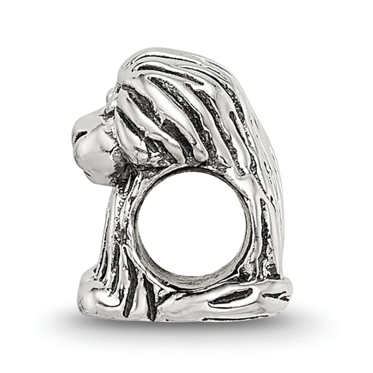 Sterling Silver Puppy Bead