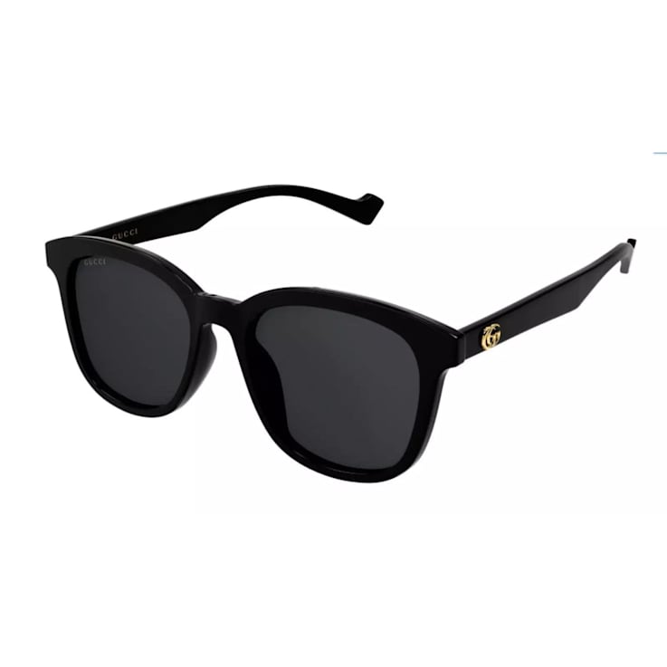 Gucci Black Square Frame / Gray Lens Sunglasses