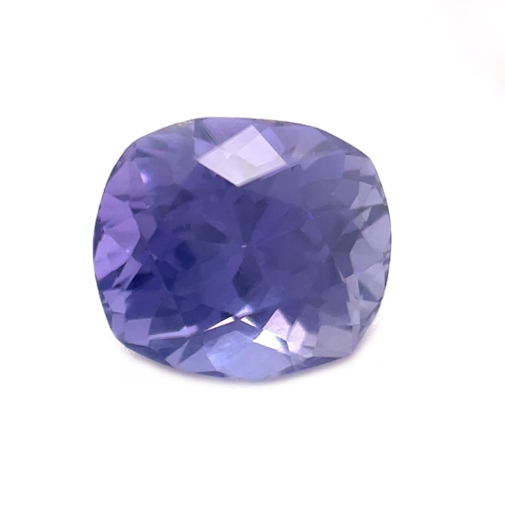 Purple Sapphire Loose Gemstone Unheated 7.8x6.9mm Cushion 2.36ct