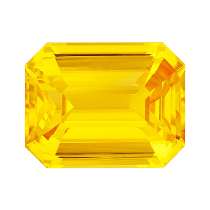 Yellow Sapphire 13.39x10.5mm Emerald Cut 9.52ct