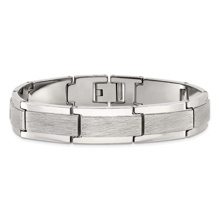 Tungsten Polished and Satin Bracelet