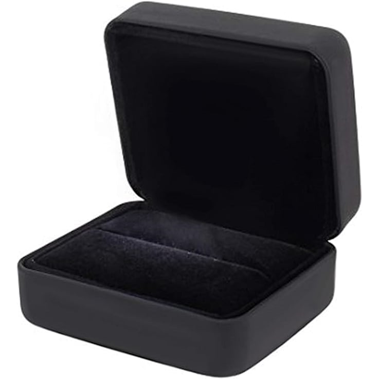 White Diamond Rhodium Over Sterling Silver Ring 0.50ctw