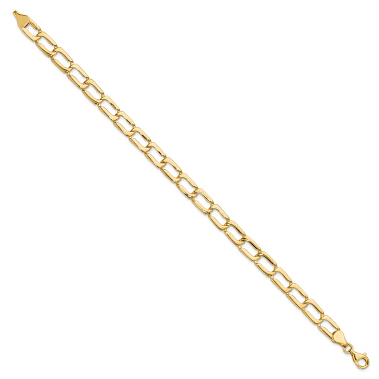 14K Yellow Gold Polished Link Bracelet