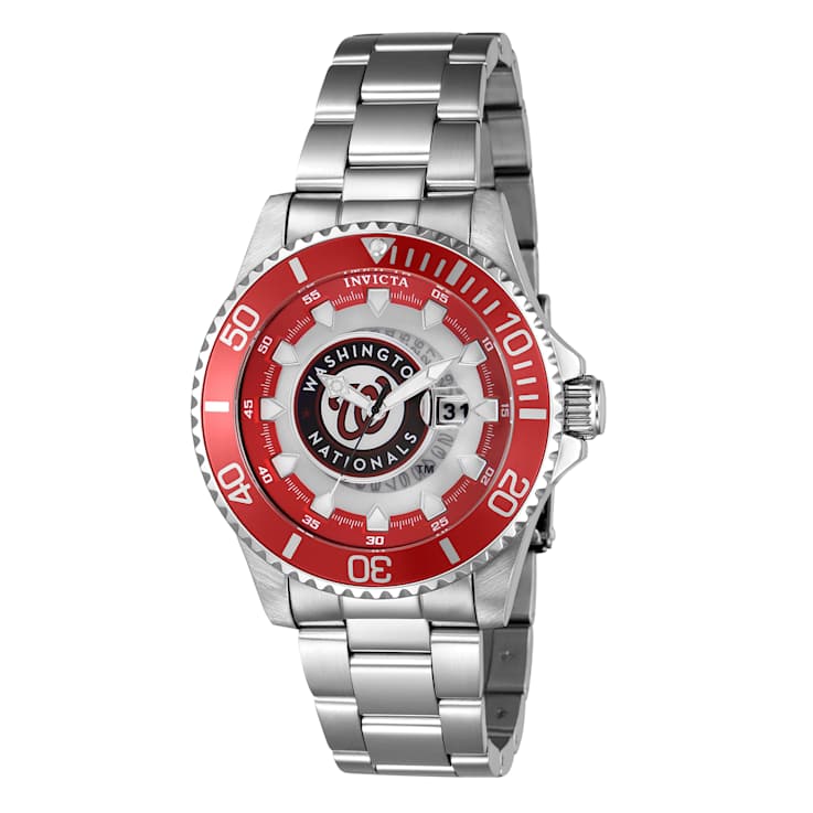 Invicta MLB 47mm Red, White, White, Blue Dial Stainless Steel Band
Quartz Watch