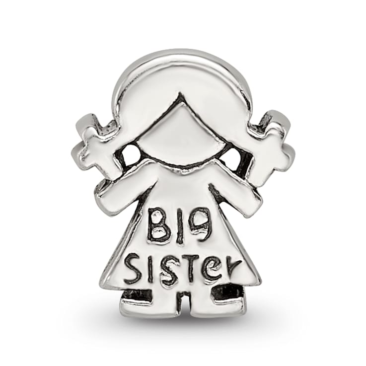 Sterling Silver Big Sister Bead
