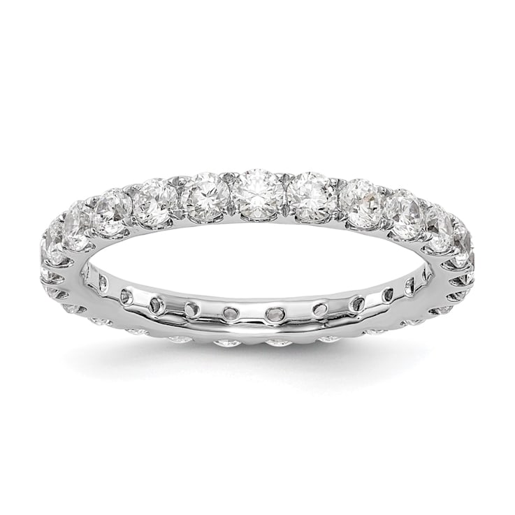 14k White Gold Lab Grown Diamond SI1/SI2, G H I, Anniversary Band 14k White Gold Lab Grown Diamond SI1/SI2, G H I, Anniversary Band
