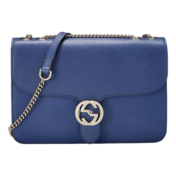 ショルダーバッグ   Men Shoulder bag Blue K50K512934 CEF Men's shoulder bag with flap Shift in fabric and leather