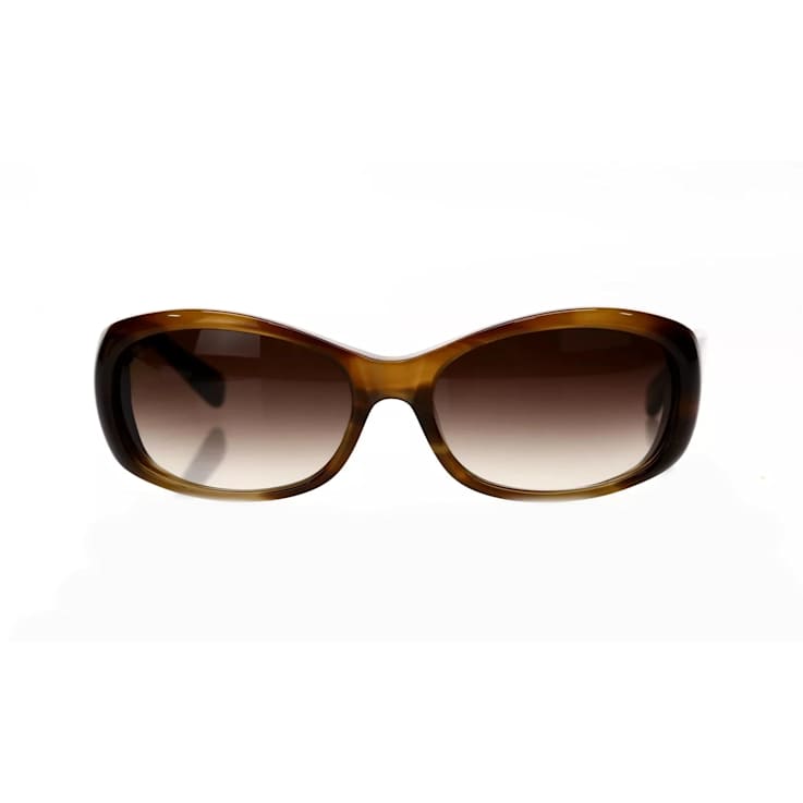 Oliver Peoples Phoebe Brown Oval Frame / Brown Lenses Sunglasses