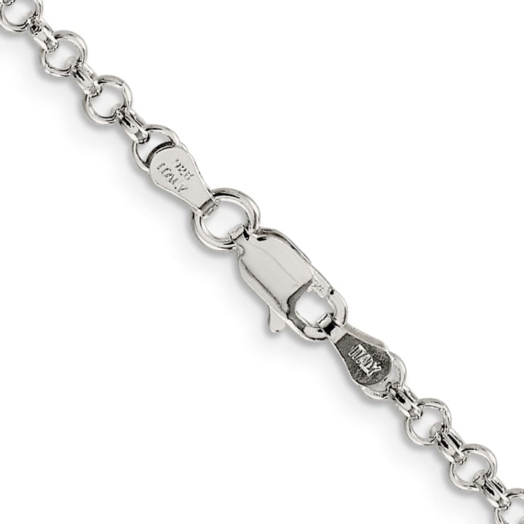 Solid silver rolo top