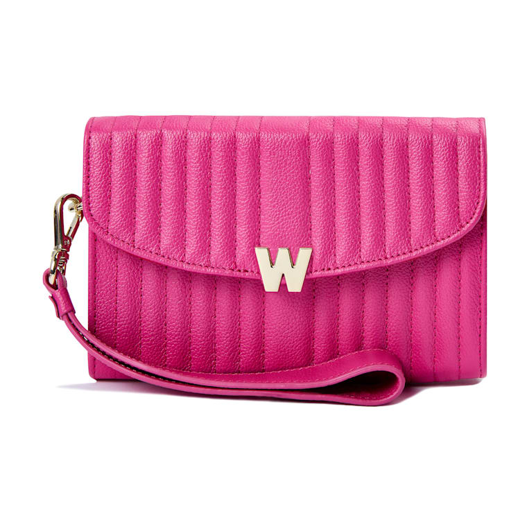Mimi Pink Crossbody Bag with Wristlet