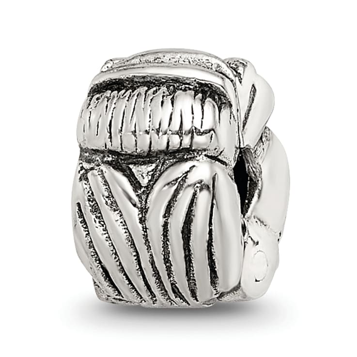 Sterling Silver Owl Clip Bead