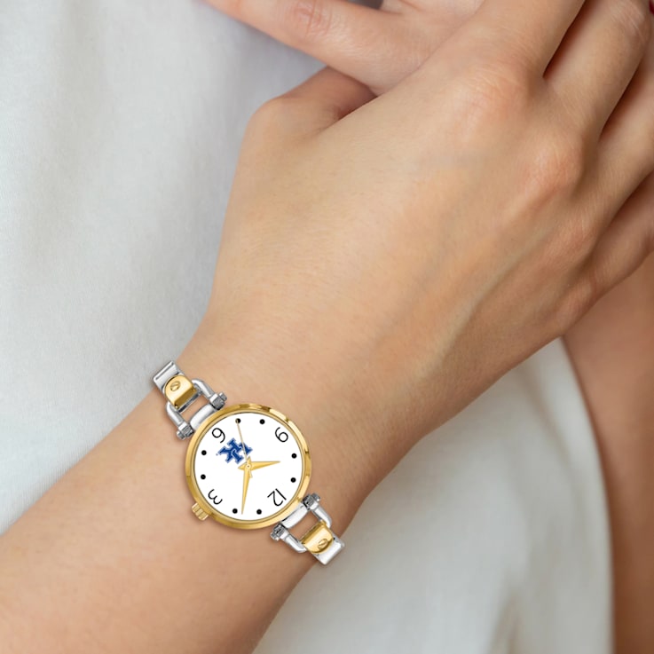 LogoArt University of Kentucky Elegant Ladies Two-tone Watch