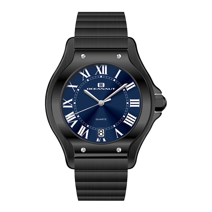 Oceanaut Women's Rayonner Blue Dial, Black Stainless Steel Watch