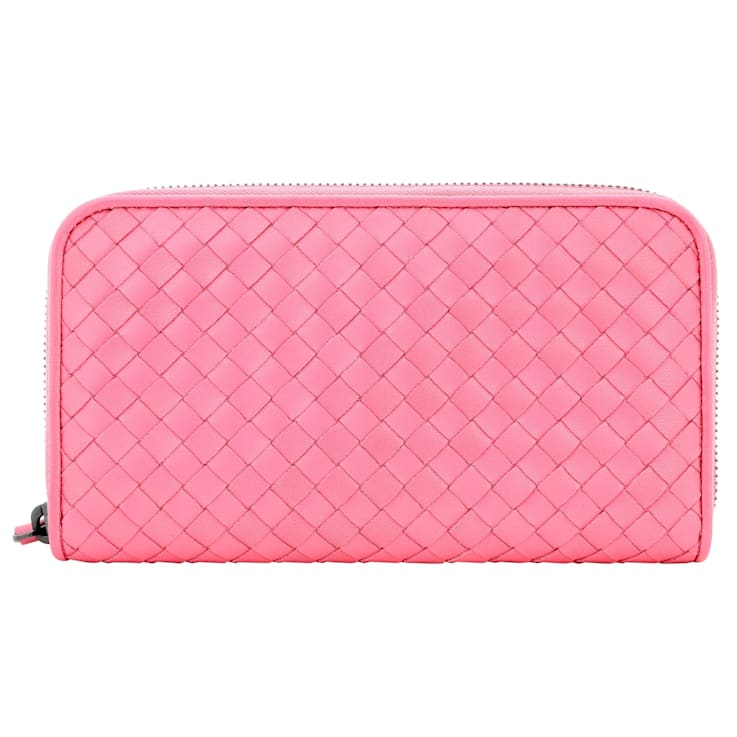 【関税＆送料込み】Bottega Veneta Wallet With Zip Accessori Bottega Veneta® Men's Compact Zip Around Wallet in Black