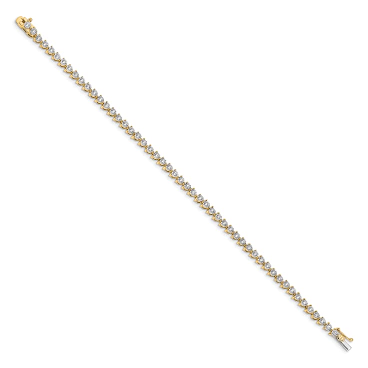 14k Yellow Gold and 14k White Gold with Rhodium over 14k Yellow Gold
Diamond Bracelet