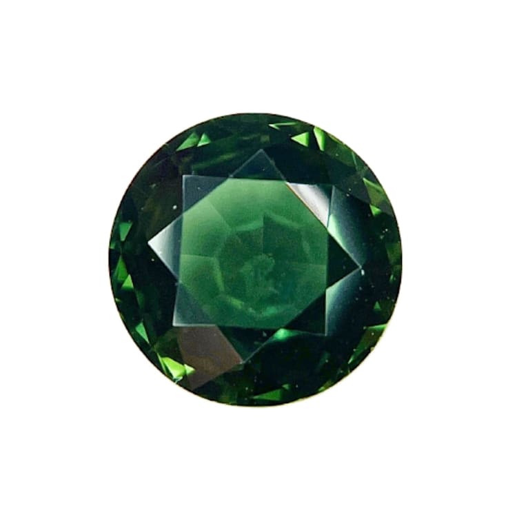 Green Sapphire Loose Gemstone 8.3mm Round 2.55ct