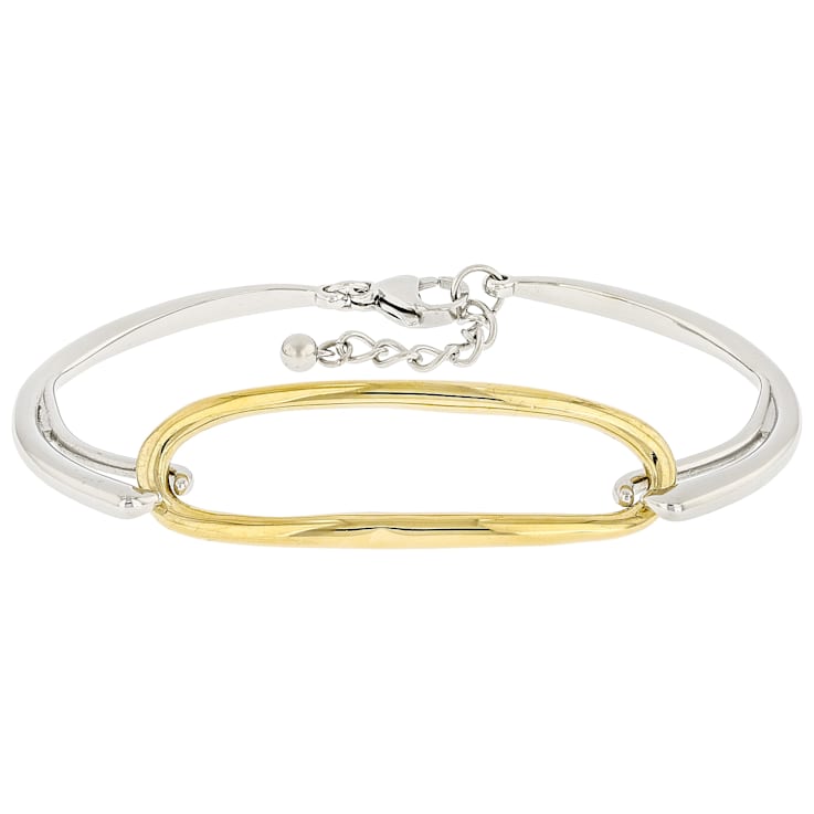 Two-Tone Metal Bracelet