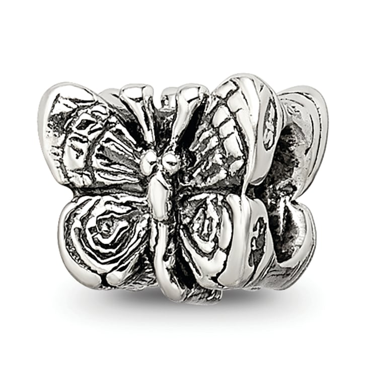 Sterling Silver Butterfly Bead