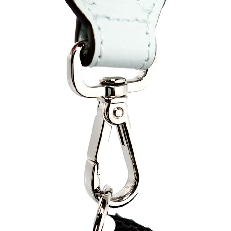 Fendi Fendiness Cyber Blue Nylon Buckle Mini Backpack