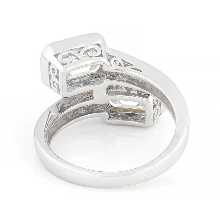 Classic Moissanite Tennis Bracelet In Two-Tone Gold And
Platinum-Enhanced Sterling Silver