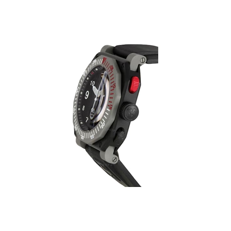 Zodiac Men's Iconic ZMX Black Rubber Watch