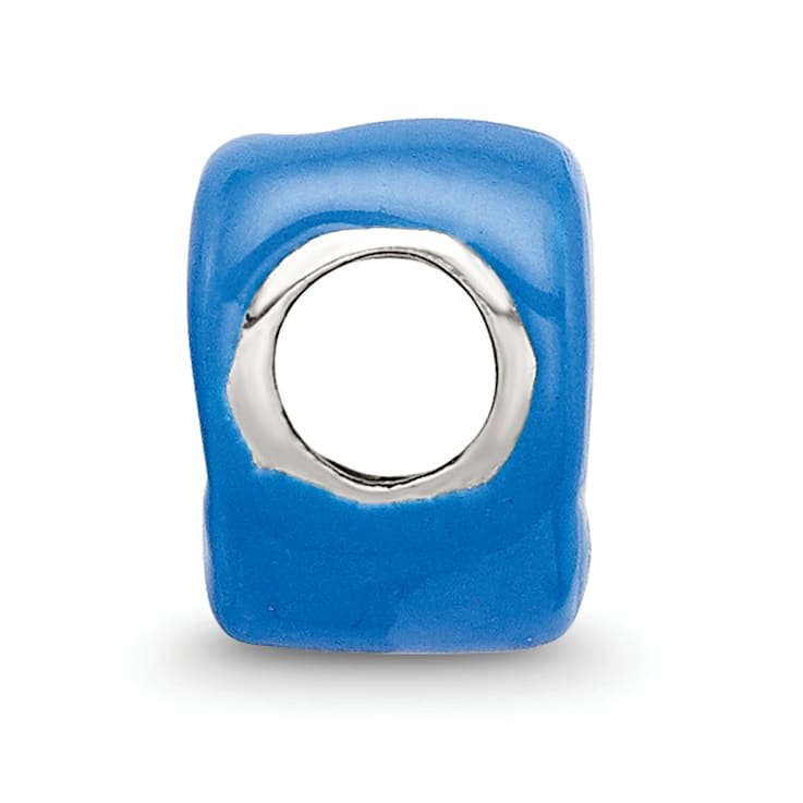 Sterling Silver Sun Shine Enameled Heart Bead