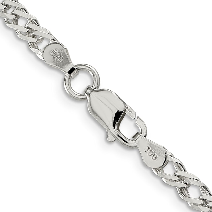 Pave Diamond Curb Link Chain Necklace in 14k Yellow Gold - Filigree Jewelers