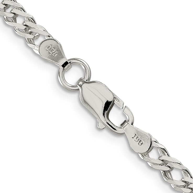 Beaded Curb Chain 16 / Sterling Silver