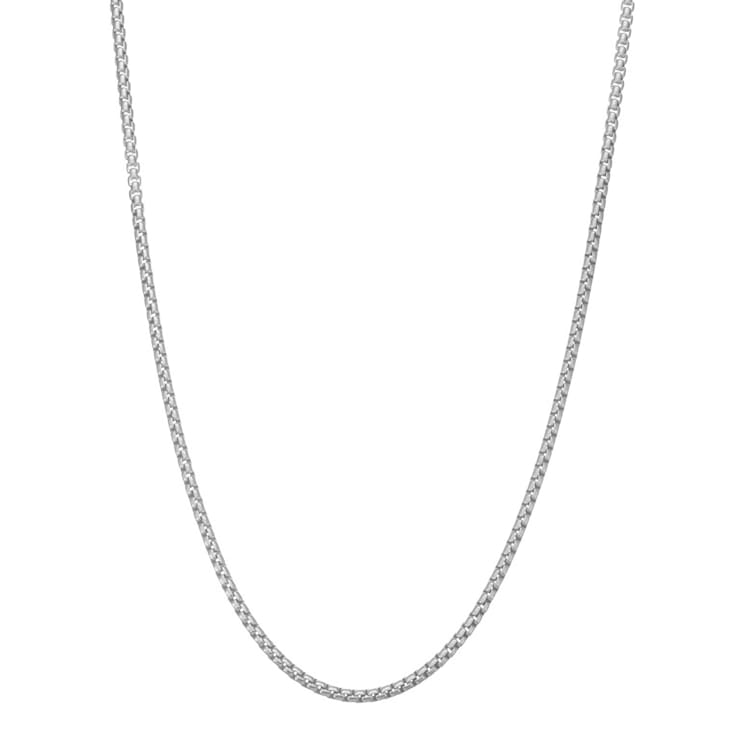 Sterling Silver 2.65mm Box Chain Necklace