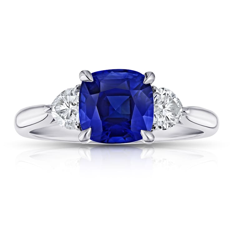 トリートメント Sapphire 2.10 ct Madagascar Vivid Pink Sapphire Emerald Cut Natural