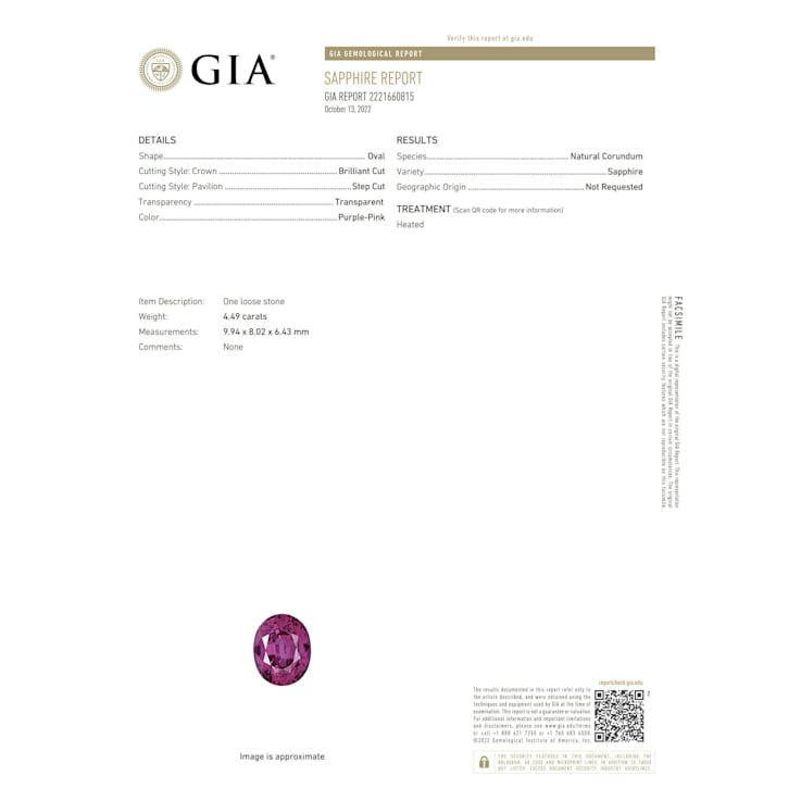 Platinum 4.49 Carat Oval Pink Sapphire and Diamond Ring