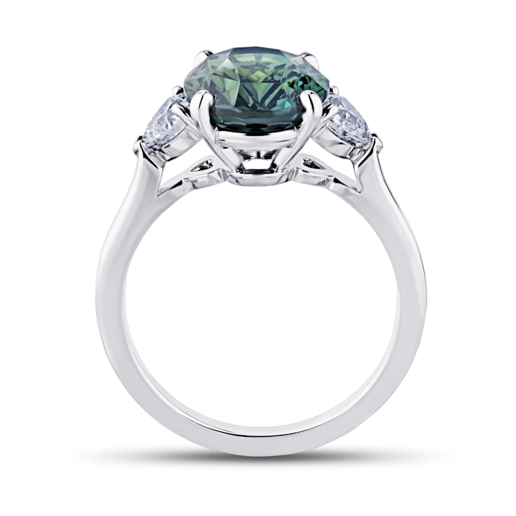 Pounamu & Diamond Summer Orchard Ring in Gold or Platinum – Nick Von K