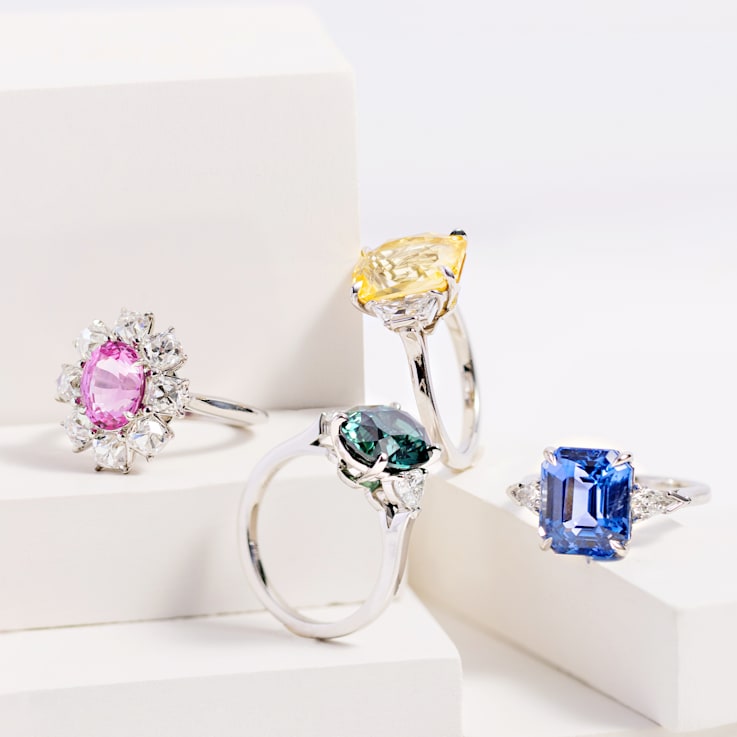 9.90ctw Radiant Yellow Sapphire and Diamond Platinum Ring