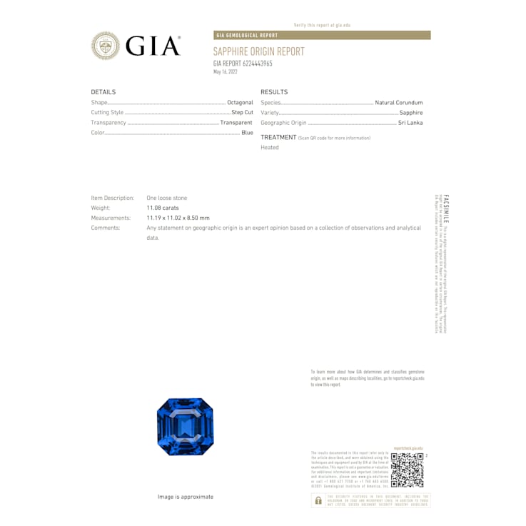 Platinum 11.08 Carat Square Emerald Blue Sapphire and Diamond Ring