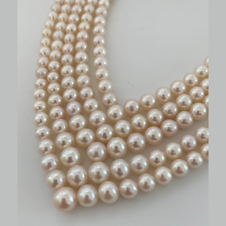 Stunning 4-10mm Freshwater Pearl AAA High Luster Necklace