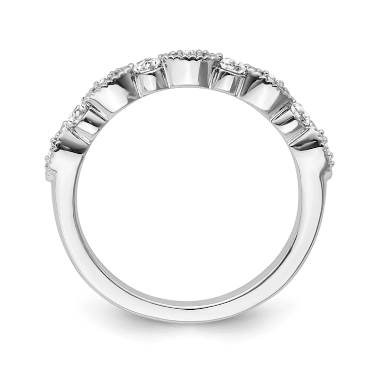 10K White Gold Diamond Ring 0.20Ctw