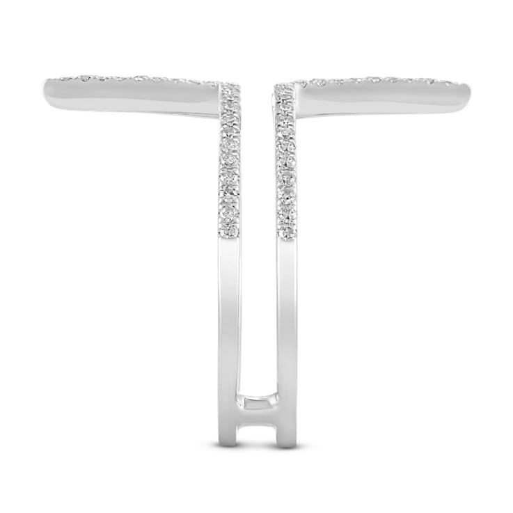Sterling Silver Diamond 0.25Ctw Ring