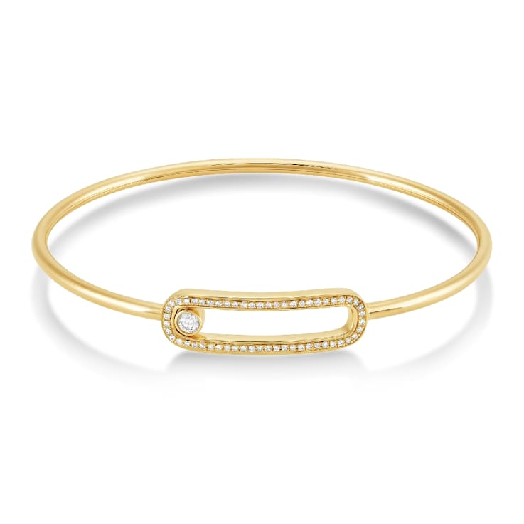 ファッションアイテム人気ランキング 10K Yellow Gold Diamond Bangle Bracelet 0.33ctw - 1655LB 小物