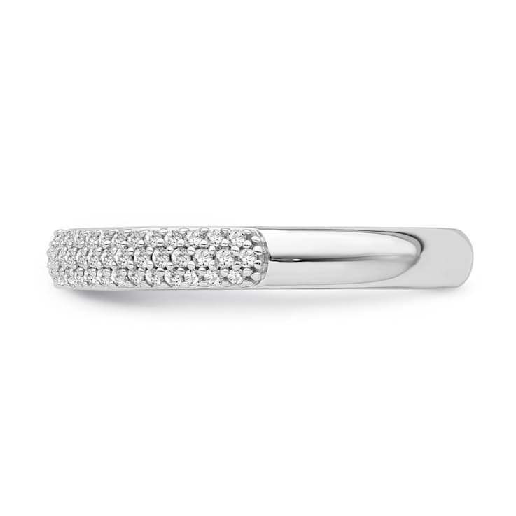 10K White Gold Diamond Ring 0.33Ctw