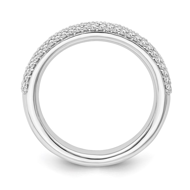 10K White Gold Diamond Ring 0.33Ctw