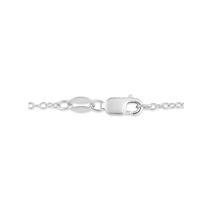 Diamond 0.05Ctw Sterling Silver Pendant With Chain
