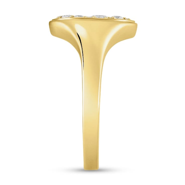 14K Yellow Gold Diamond Ring 0.50Ctw