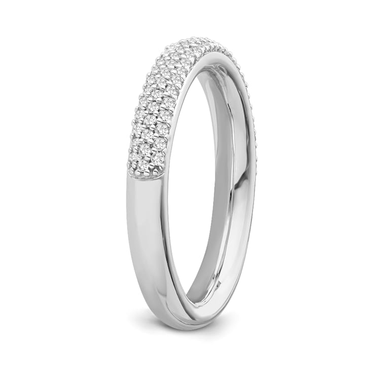 10K White Gold Diamond Ring 0.33Ctw