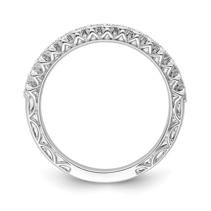 10K White Gold Diamond Ring 0.20Ctw