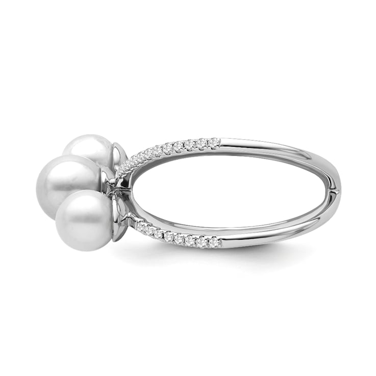 Sterling Silver Diamond 0.16Ctw Ring