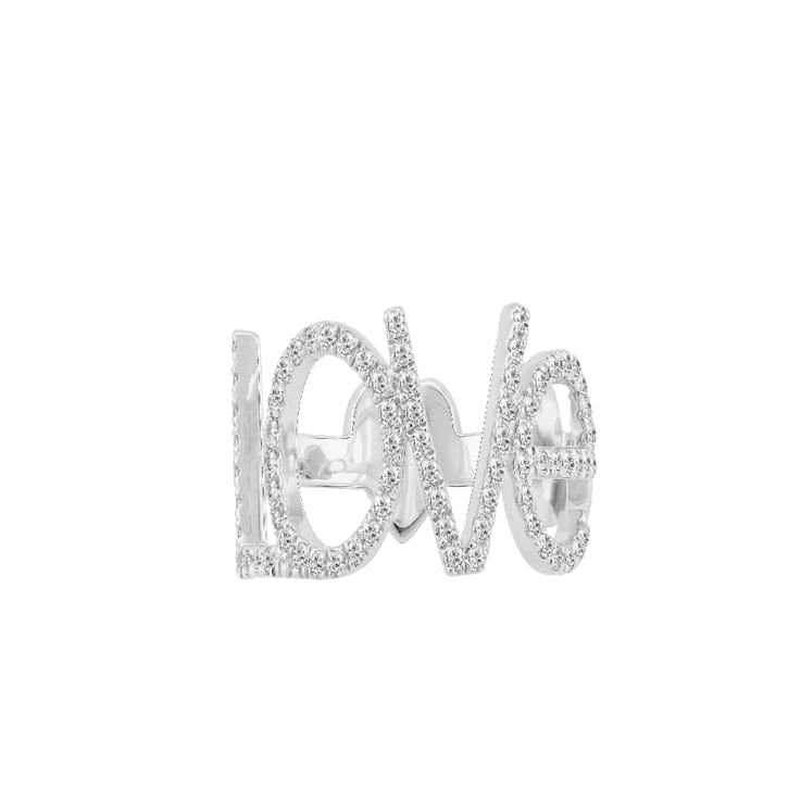 Sterling Silver Diamond 0.33Ctw Ring