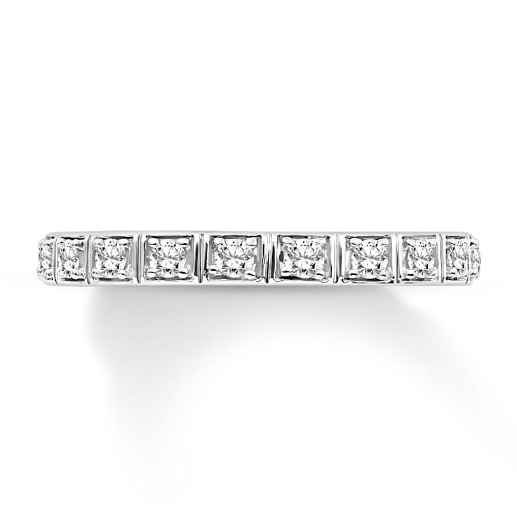 Sterling Silver Diamond 0.50Ctw Ring