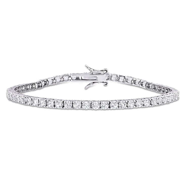 Sterling silver white sapphire tennis bracelet shop