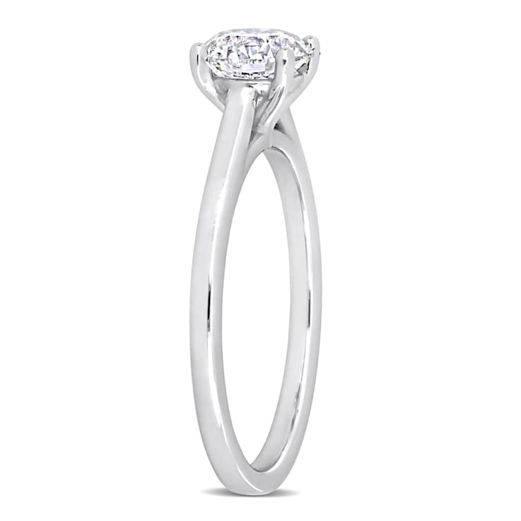 1 CT TW Diamond Solitaire Engagement Ring in Platinum (GIA Certified)