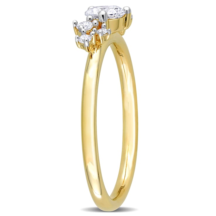 Paris Jewellers Ring with 1.00 Carat TW of Diamonds 14kt Yellow Gold